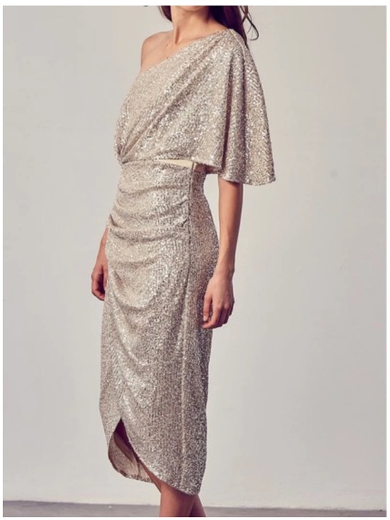 DO+BE Dresses & Skirts - Sequin One Shoulder Midi Dres
Size S